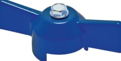 Kombigriff-blau, Größe 3, Knebel (Aluminium lackiert)