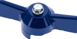 Kombigriff-blau, Größe 3, Knebel (Aluminium lackiert)