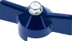 Kombigriff-blau, Größe 1, Knebel (Aluminium lackiert)
