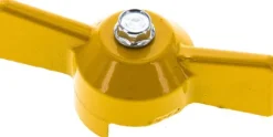 Kombigriff-gelb, Größe 3, Knebel (Aluminium lackiert)