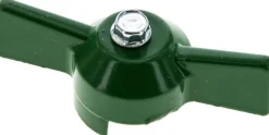 Kombigriff-grün, Größe 3, Knebel (Aluminium lackiert)