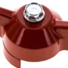 Kombigriff-rot, Größe 2, Knebel (Aluminium lackiert)