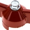 Kombigriff-rot, Größe 1, Knebel (Aluminium lackiert)