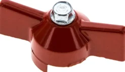 Kombigriff-rot, Größe 1, Knebel (Aluminium lackiert)