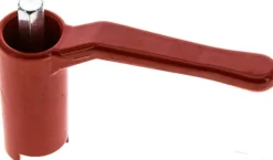 Kombigriff-rot, Größe 1, Lang (Aluminium lackiert)