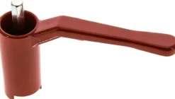 Kombigriff-rot, Größe 3, Lang (Aluminium lackiert)