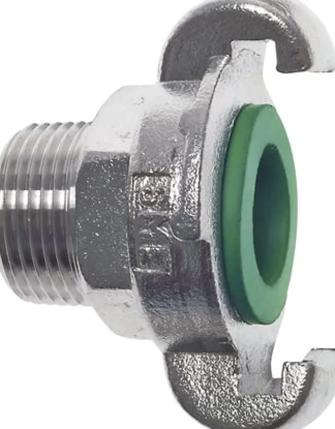 Kompressorkupplung G 3/4"(AG), Edelstahl, Dichtung FKM