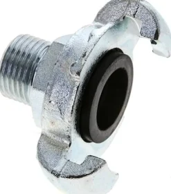 Kompressorkupplung G 1/2"(AG), Stahl verzinkt, Dichtung NBR