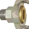 Kompressorkupplung G 3/4"(AG), Stahl verzinkt, Dichtung Messing