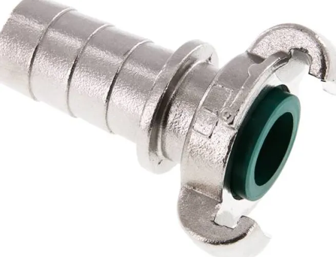 Kompressorkupplung 25 (1") mm Schlauch, Edelstahl, Dichtung FKM