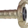 Kompressorkupplung 10 mm Schlauch, Stahl verzinkt, Dichtung NBR