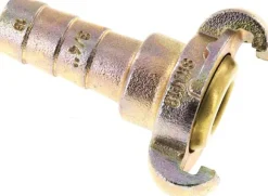 Kompressorkupplung 19 (3/4") mm Schlauch, Stahl verzinkt, Dichtung Messing