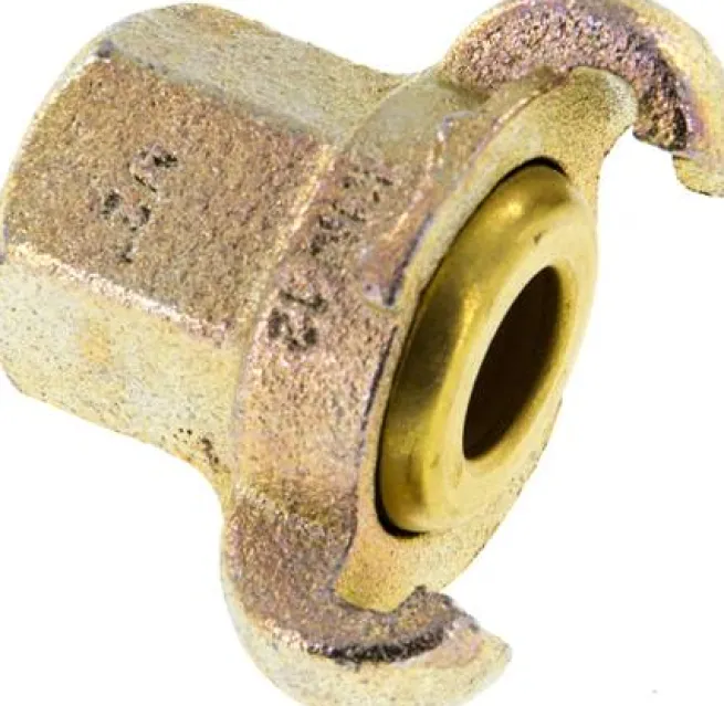 Kompressorkupplung Rp 1/2"(IG), Stahl verzinkt, Dichtung Messing
