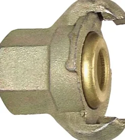 Kompressorkupplung Rp 1/2"(IG), Stahl verzinkt, Dichtung Messing