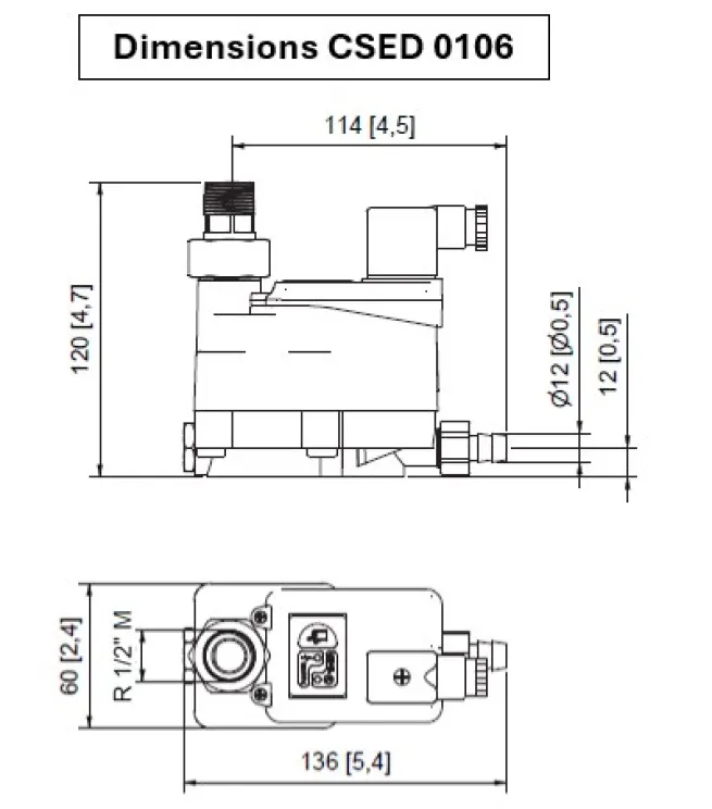 Kondensatableiter CSED 0106 bis 3 m³/min Kompressorleistung