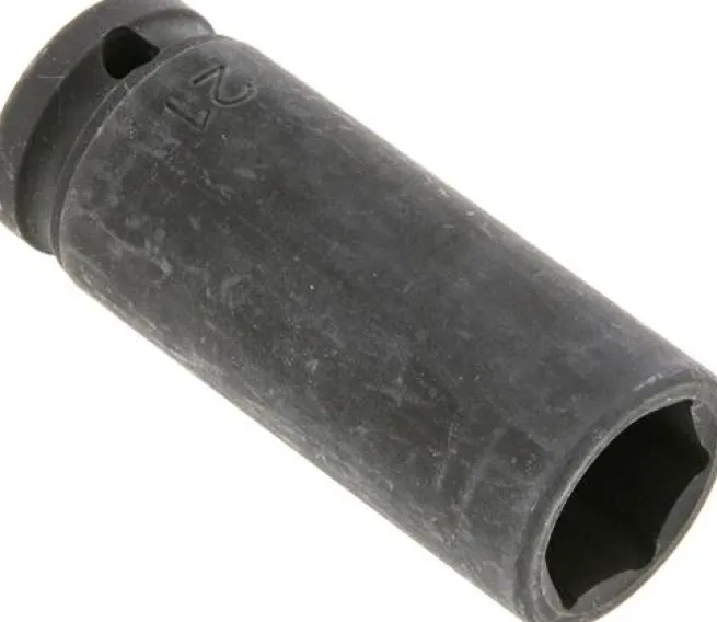 Kraftstecknuss, lang, SW 21, 1/2" (12,7 mm)