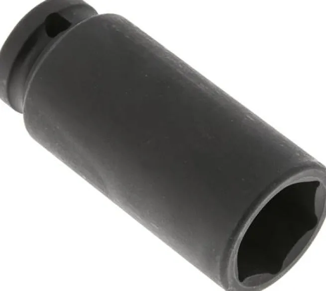 Kraftstecknuss, lang, SW 24, 1/2" (12,7 mm)