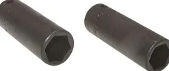 Kraftstecknuss, lang, SW 24, 1/2" (12,7 mm)