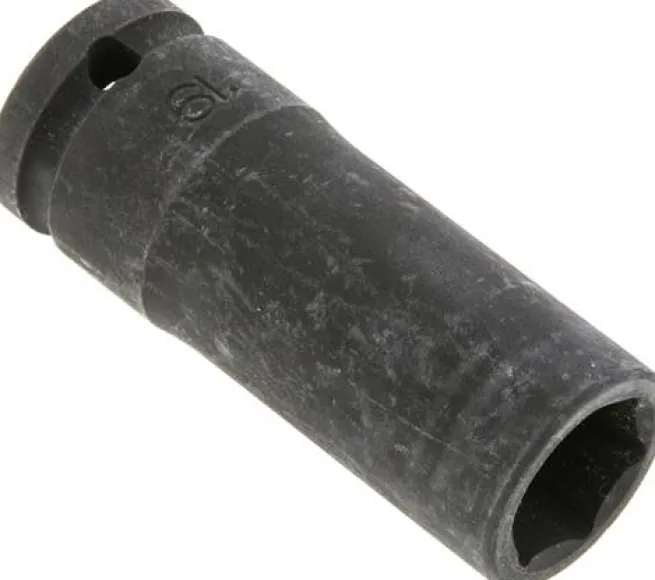 Kraftstecknuss, lang, SW 19, 1/2" (12,7 mm)