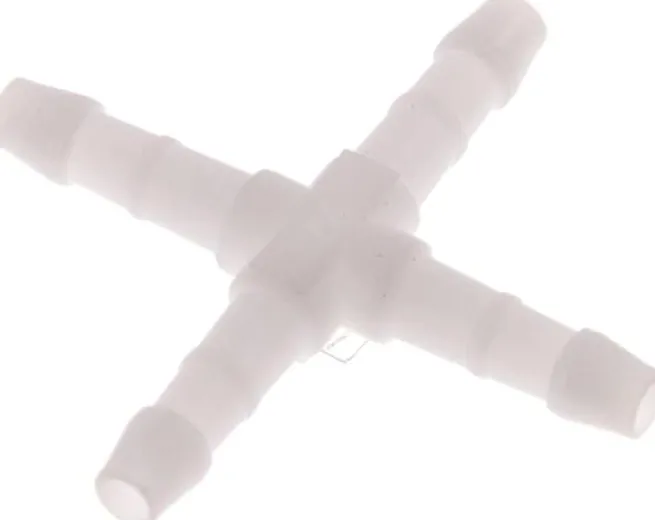 Kreuz-Schlauchverbinder 4mm, POM