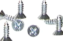 Kreuzschlitz-Schraube 4,8 x 13 mm zur Schlauchbefestigung