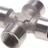 Kreuzstück G 1/4" (IG), Messing vernickelt