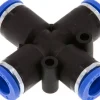 Kreuz-Steckanschluss 8mm, IQS-Standard