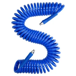KS Tools PU-Druckluft-Spiralschlauch, Ø 8mm, G1/4 AG, 15 m