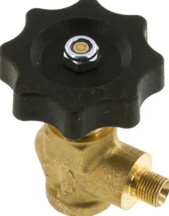 Kugel-Absperrventil, Messing,Winkel 90°, G 1/8", PN 40