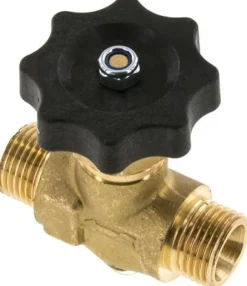 Kugel-Absperrventil, Messing,gerade, G 1/2", PN 40