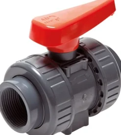 Kugelhahn, PVC-U / EPDM, Rp 1-1/4