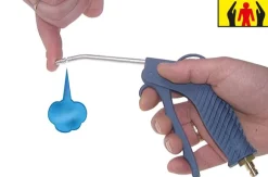 Kunststoff Ausblaspistole,Verlängerungsrohr/Sicherheitsdüse, mit Kupplungsstecker 5 mm