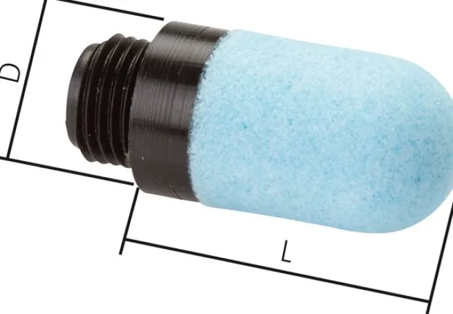 Kunststoff-Schalldämpfer, gesintert (Eco), G 3/4"