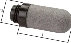 Kunststoff-Schalldämpfer, gesintert (Standard), G 3/8"