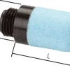 Kunststoff-Schalldämpfer, gesintert (Eco), G 3/8"