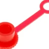 Kunststoff-Schutzkappe für Kegelschmiernippel, rot