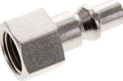 Kupplungsstecker (ARO/ORION) G 1/4"(IG), Stahl gehärtet & vernickelt, NW 5,5