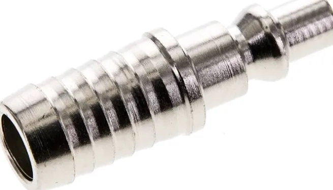 Kupplungsstecker (ARO/ORION) 13 (1/2")mm Schlauch, Stahl gehärtet & vernickelt, NW 5,5