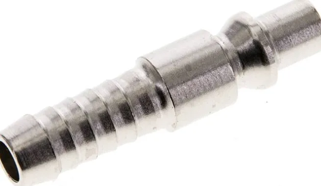 Kupplungsstecker (ARO/ORION) 8 (5/16")mm Schlauch, Stahl gehärtet & vernickelt, NW 5,5