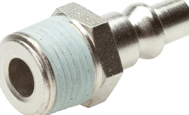 Kupplungsstecker (ARO/ORION) R 1/4"(AG), Stahl gehärtet & vernickelt, NW 5,5