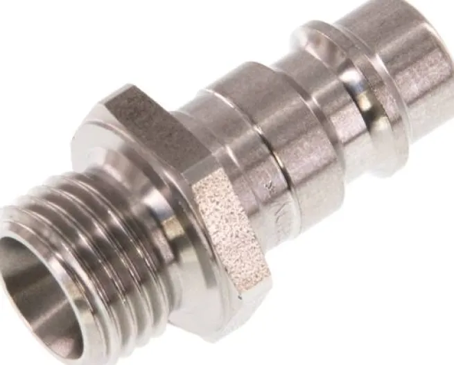 Kupplungsstecker (NW7,2) G 1/4"(AG), Edelstahl