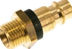 Kupplungsstecker (NW7,2) G 1/4"(AG), grün, Kreis Ø 12,5 mm