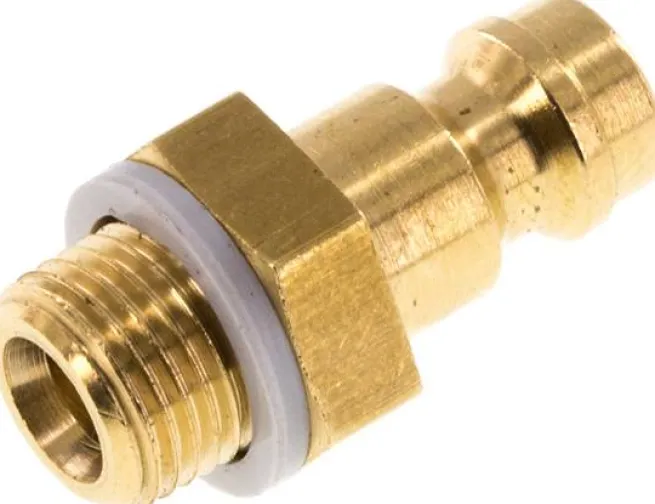 Kupplungsstecker (NW5) G 1/8"(AG), Messing
