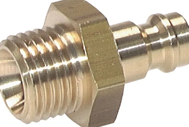 Kupplungsstecker (NW5) G 1/8"(AG), Messing