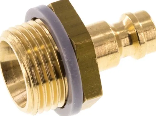 Kupplungsstecker (NW5) G 3/8"(AG), Messing