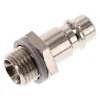 Kupplungsstecker (NW7,2) G 1/4"(AG), Messing vernickelt