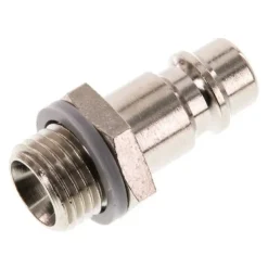 Kupplungsstecker (NW7,2) G 1/4"(AG), Messing vernickelt