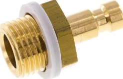 Kupplungsstecker (NW2,7) G 1/8"(AG), Messing