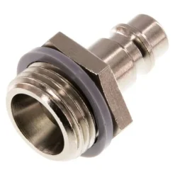 Kupplungsstecker (NW7,2) G 1/2"(AG), Messing vernickelt