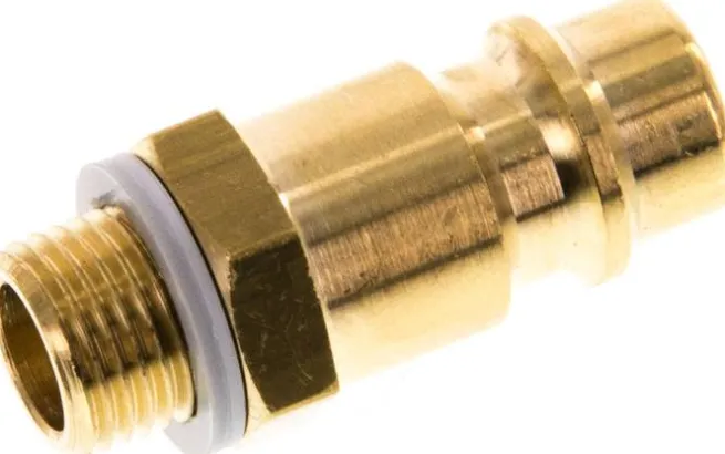 Kupplungsstecker (NW7,2) G 1/8"(AG), Messing